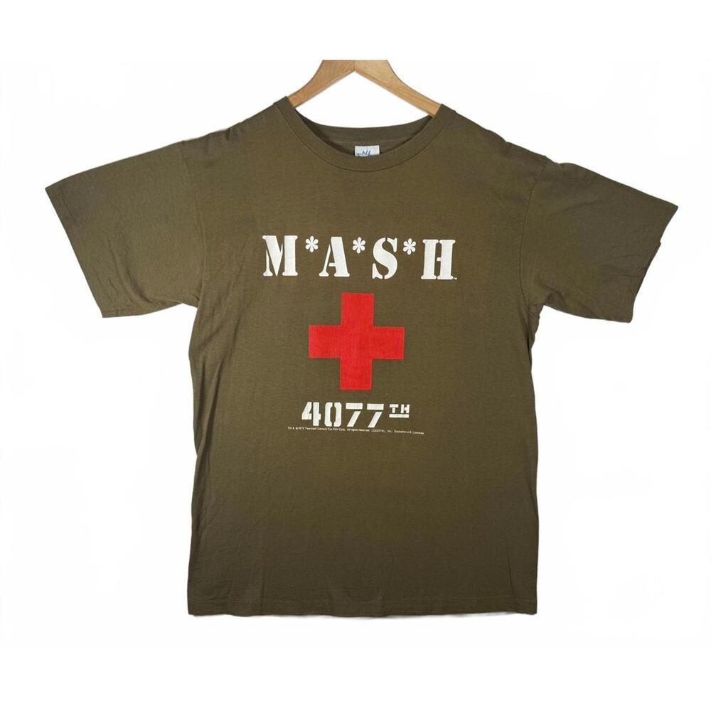 M*A*S*H BASH 1989 4077th Single Stitch Detroit Radio WTVS Graphic Tee size XL